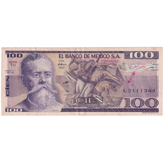 Mexico 1981 100 Pesos L 2111344