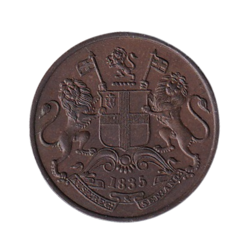 Indian 1835 1/4 Anna BUNC East India Company Coin