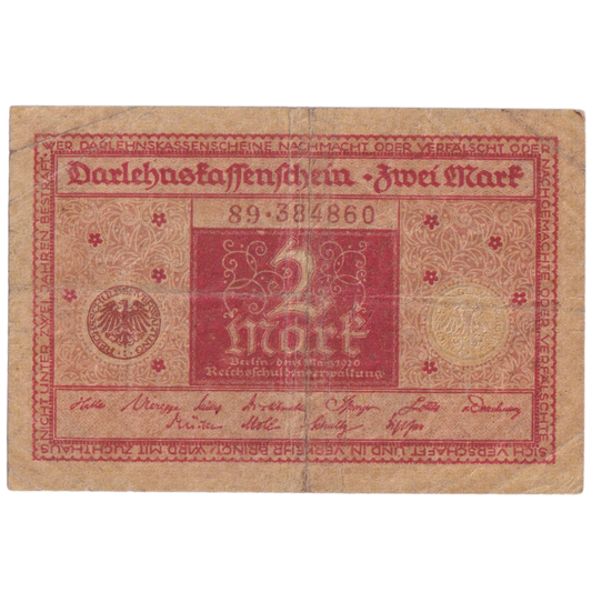 Germany 1920 2 Mark 89 384860