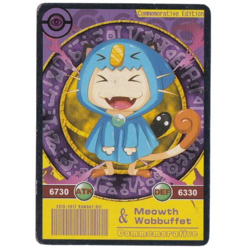 Commemorative Edition meowth wobbuffet