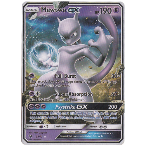 Mewtwo gx hp 190