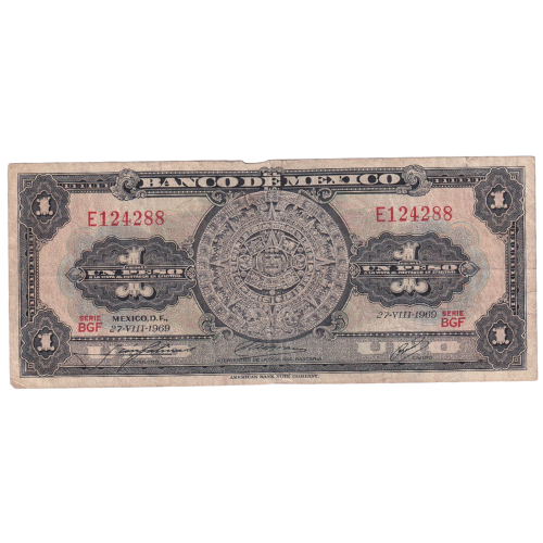 Mexico 1969 1 Peso E124288