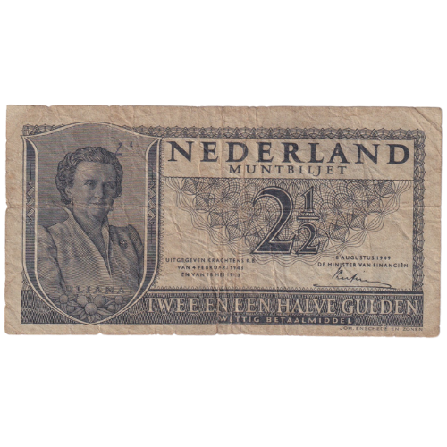 Netherlands 1949 2 1/2 Indie 3 JA 095798